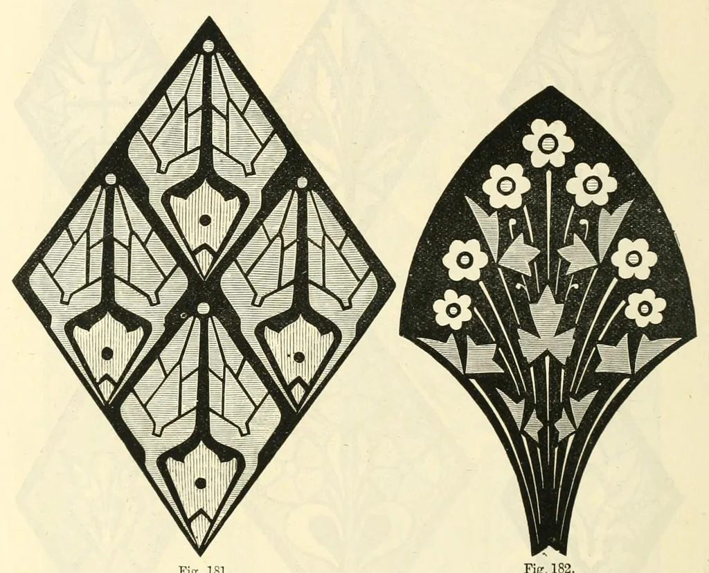 An illustration from Principles of decorative design, 1873, leaf 172