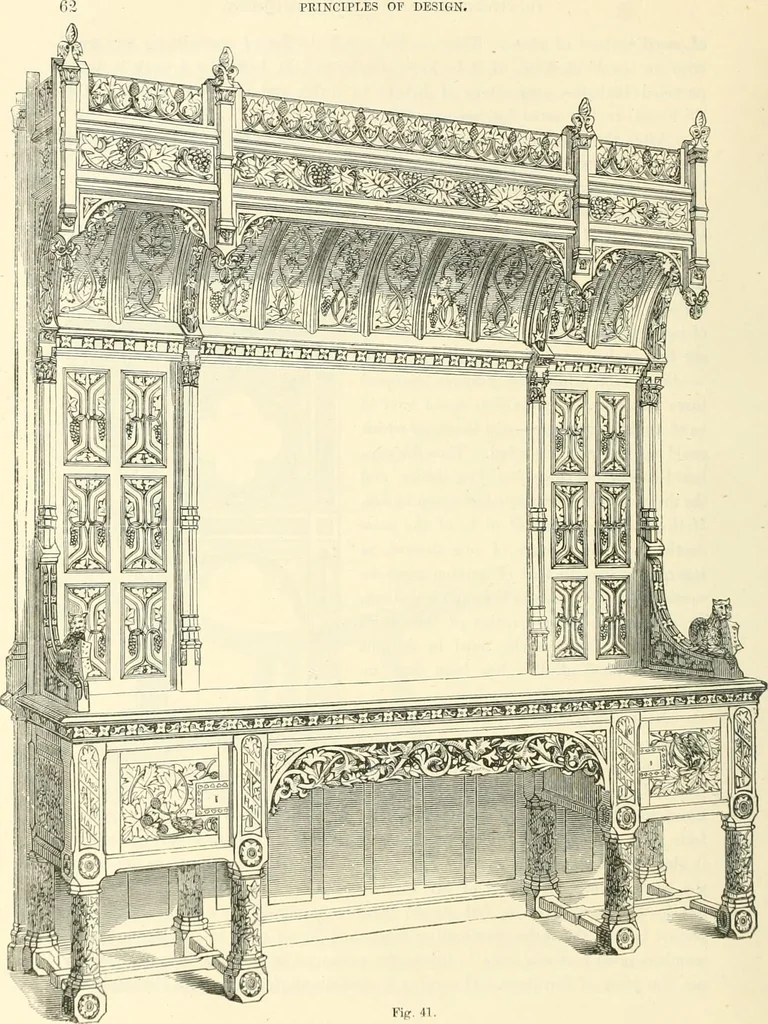 An illustration from Principles of decorative design, 1873, leaf 75