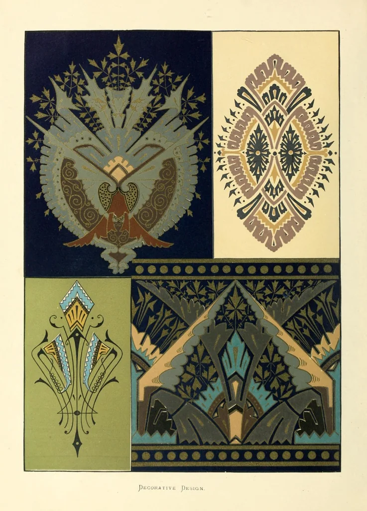 An illustration from Principles of decorative design, 1873, leaf 8