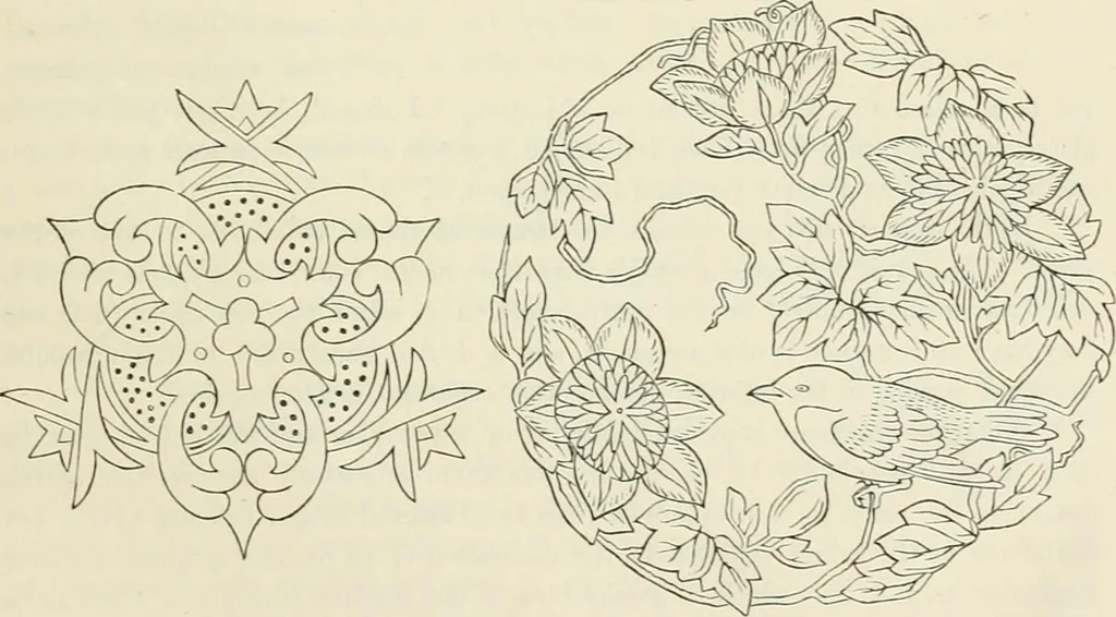 An illustration from Principles of decorative design, 1870, leaf 138
