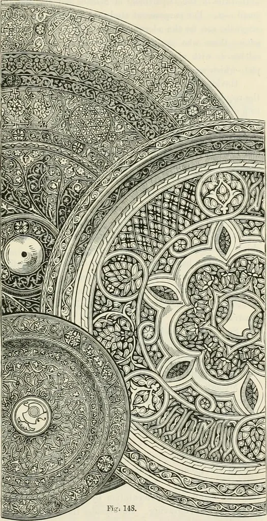 An illustration from Principles of decorative design, 1870, leaf 150