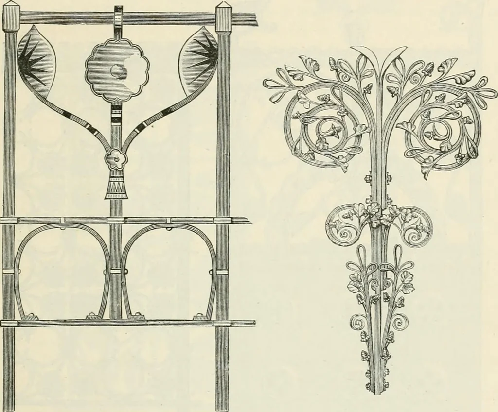 An illustration from Principles of decorative design, 1870, leaf 158