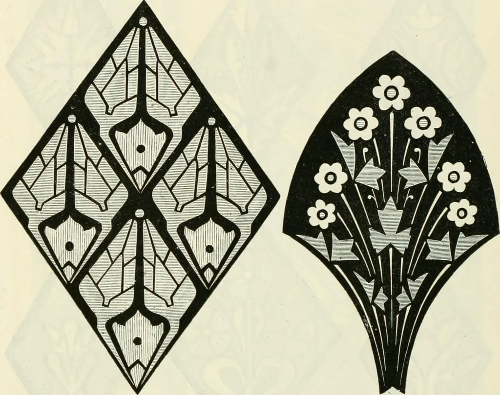 An illustration from Principles of decorative design, 1870, leaf 169