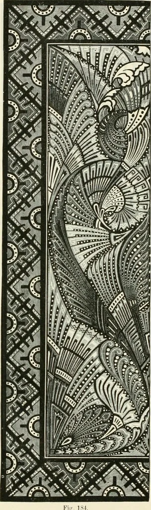 An illustration from Principles of decorative design, 1870, leaf 171