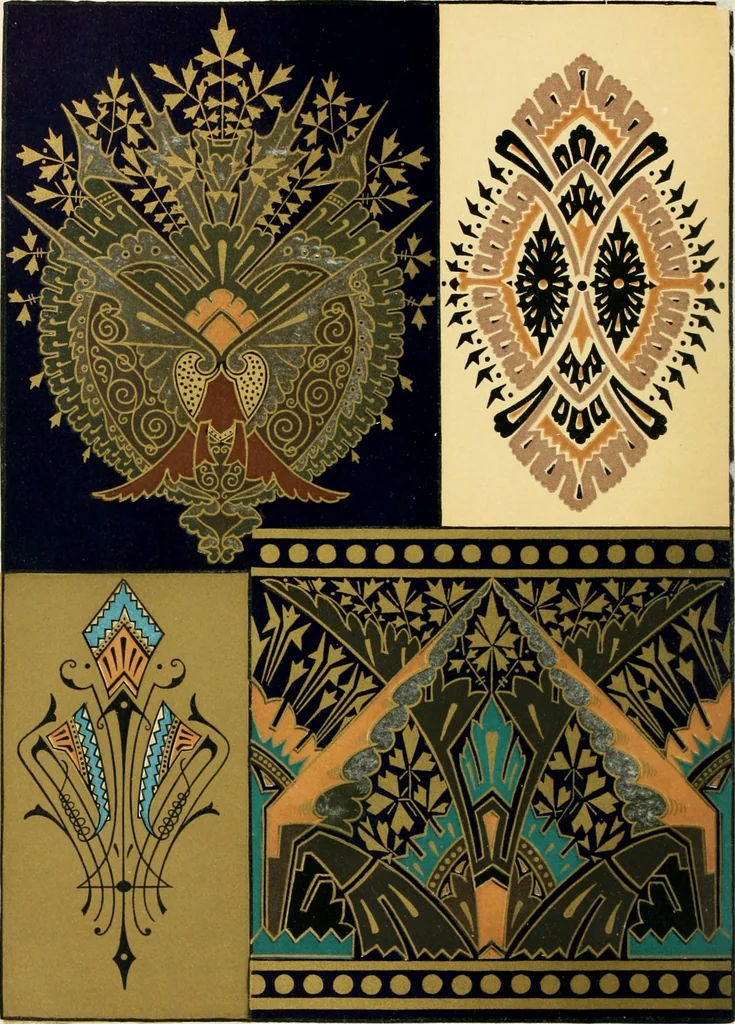 An illustration from Principles of decorative design, 1870, leaf 5