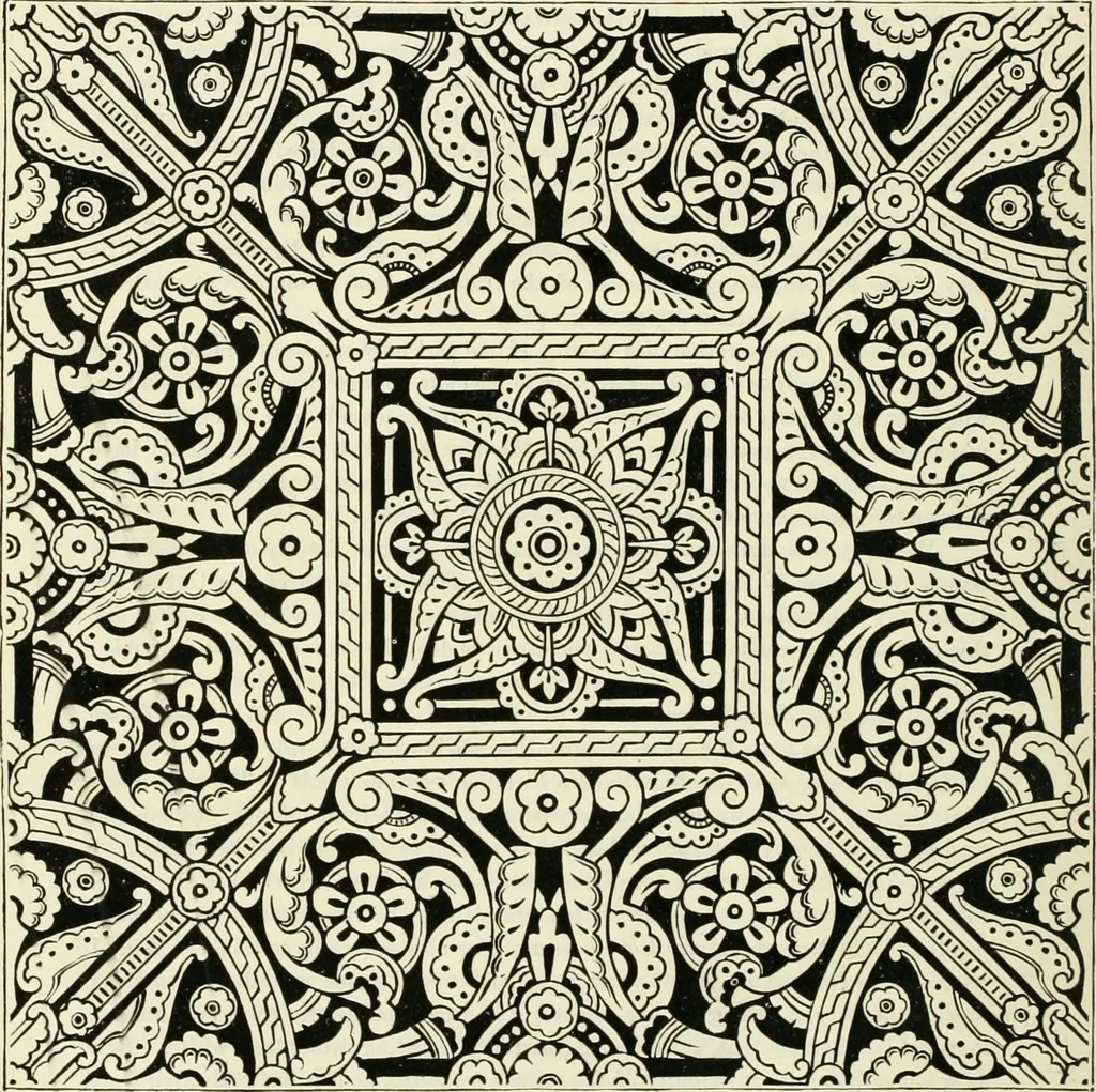 An illustration from Principles of decorative design, 1870, leaf 87