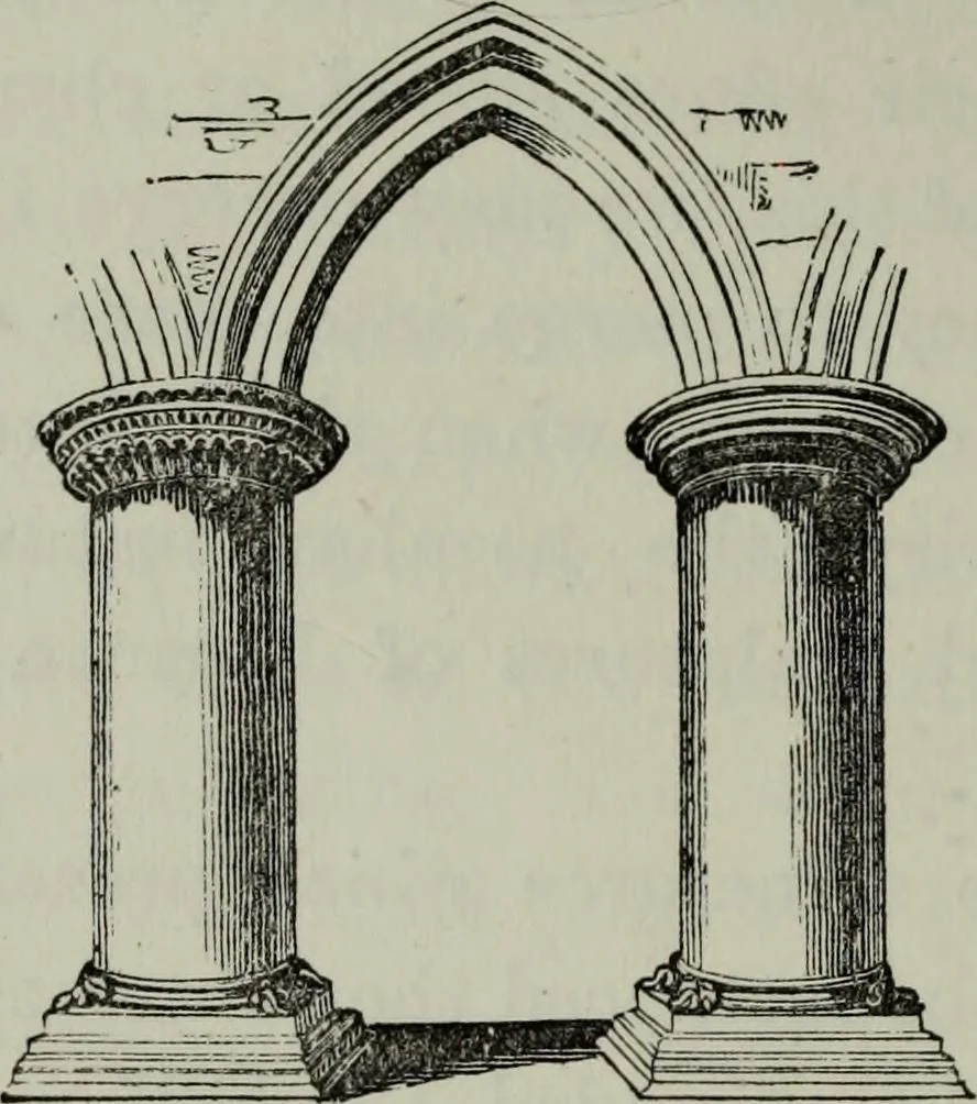 An illustration from The principles of Gothic ecclesiastical architecture : with an explanation of technical terms and a centenary of ancient terms ..., 1882, leaf 165