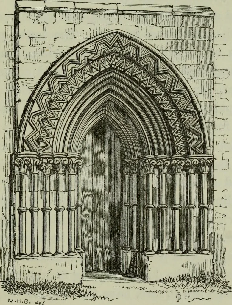 An illustration from The principles of Gothic ecclesiastical architecture : with an explanation of technical terms and a centenary of ancient terms ..., 1882, leaf 168