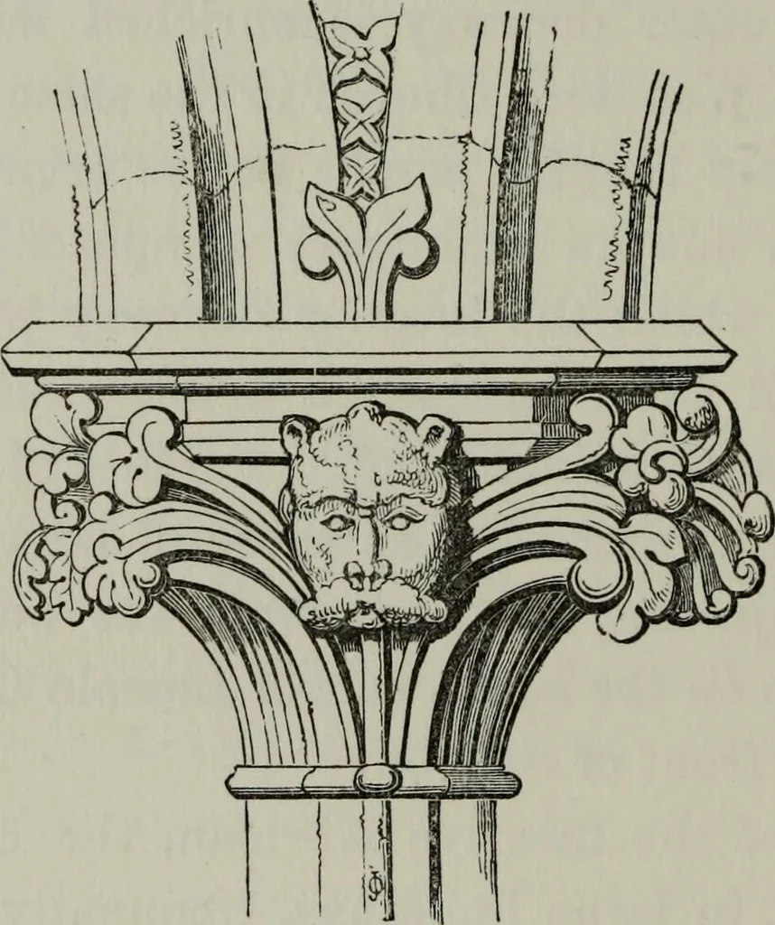 An illustration from The principles of Gothic ecclesiastical architecture : with an explanation of technical terms and a centenary of ancient terms ..., 1882, leaf 183