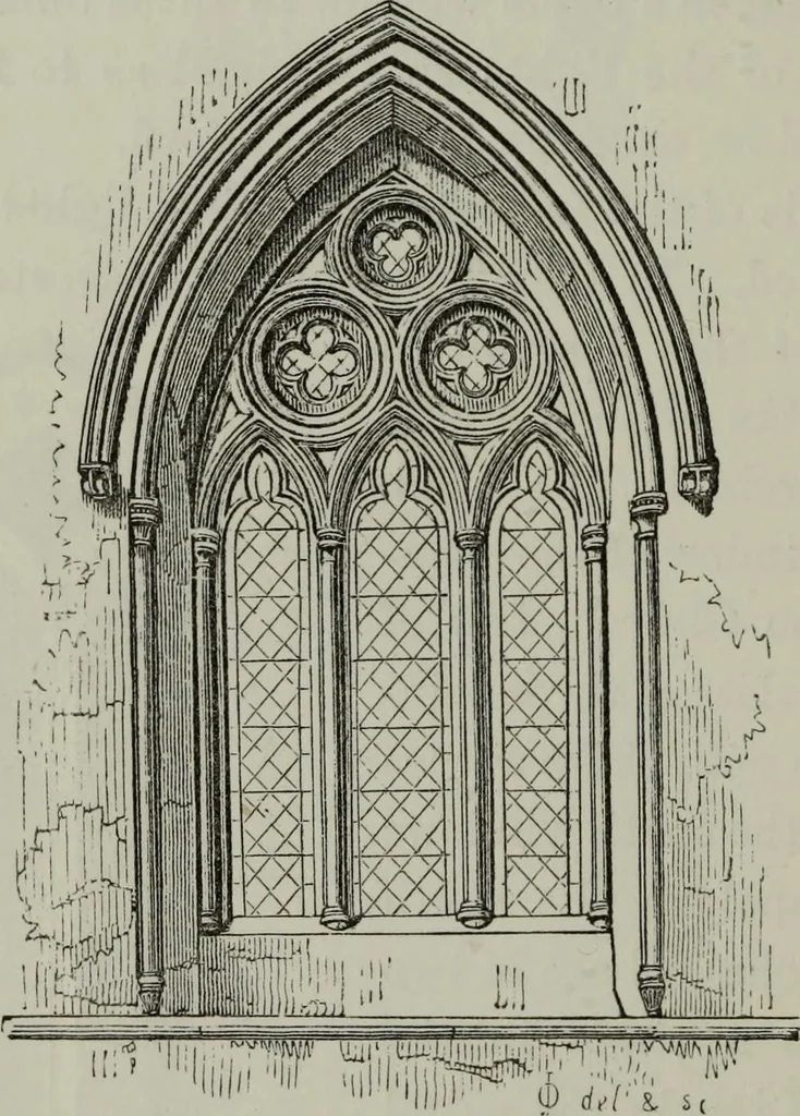 An illustration from The principles of Gothic ecclesiastical architecture : with an explanation of technical terms and a centenary of ancient terms ..., 1882, leaf 191