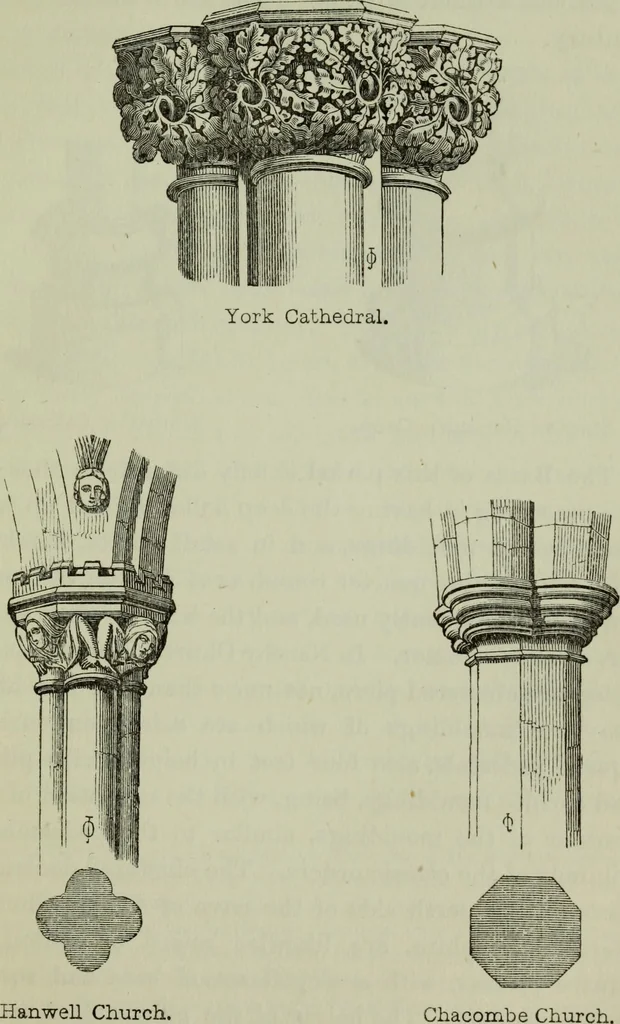 An illustration from The principles of Gothic ecclesiastical architecture : with an explanation of technical terms and a centenary of ancient terms ..., 1882, leaf 216