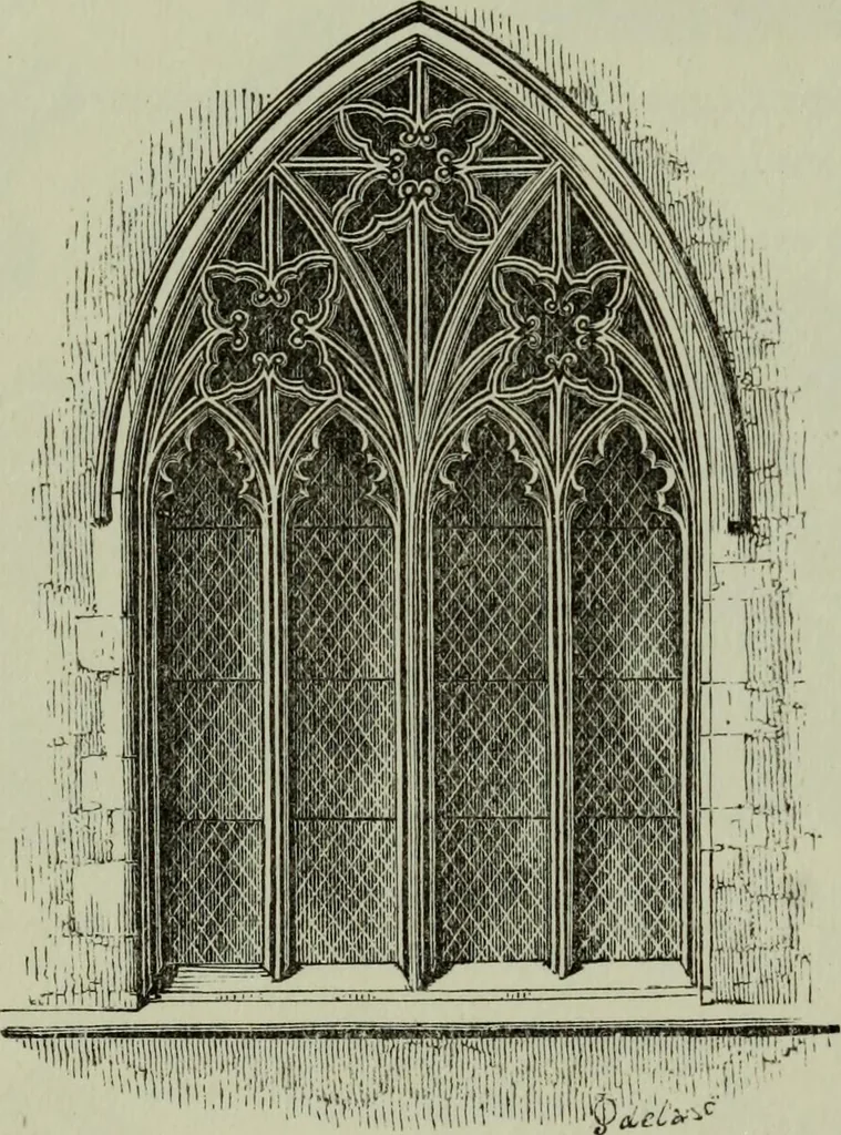 An illustration from The principles of Gothic ecclesiastical architecture : with an explanation of technical terms and a centenary of ancient terms ..., 1882, leaf 232