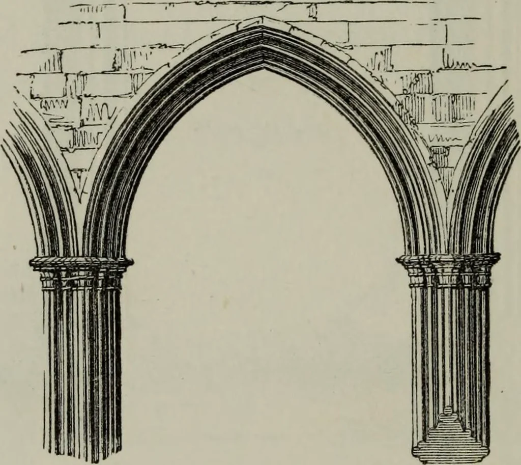 An illustration from The principles of Gothic ecclesiastical architecture : with an explanation of technical terms and a centenary of ancient terms ..., 1882, leaf 259