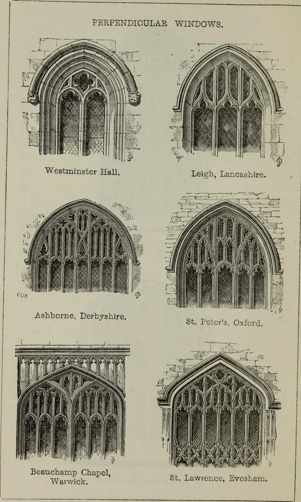 An illustration from The principles of Gothic ecclesiastical architecture : with an explanation of technical terms and a centenary of ancient terms ..., 1882, leaf 271