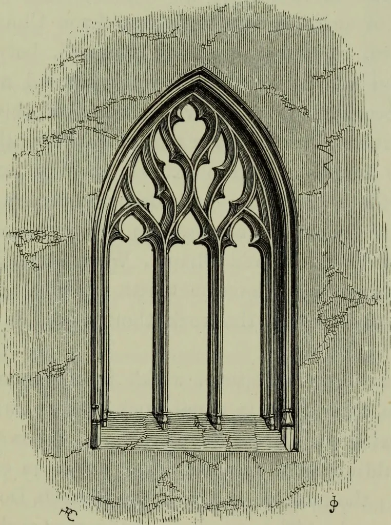 An illustration from The principles of Gothic ecclesiastical architecture : with an explanation of technical terms and a centenary of ancient terms ..., 1882, leaf 274