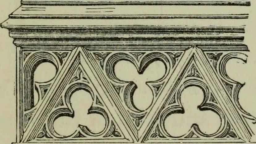 An illustration from The principles of Gothic ecclesiastical architecture : with an explanation of technical terms and a centenary of ancient terms ..., 1882, leaf 282