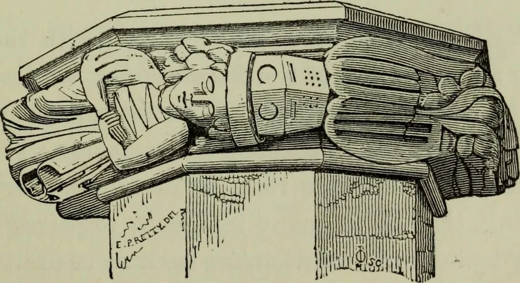 An illustration from The principles of Gothic ecclesiastical architecture : with an explanation of technical terms and a centenary of ancient terms ..., 1882, leaf 304
