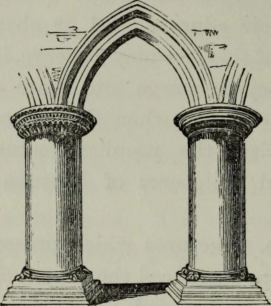 An illustration from The principles of Gothic ecclesiastical architecture : with an explanation of technical terms and a centenary of ancient terms ..., 1882, leaf 165