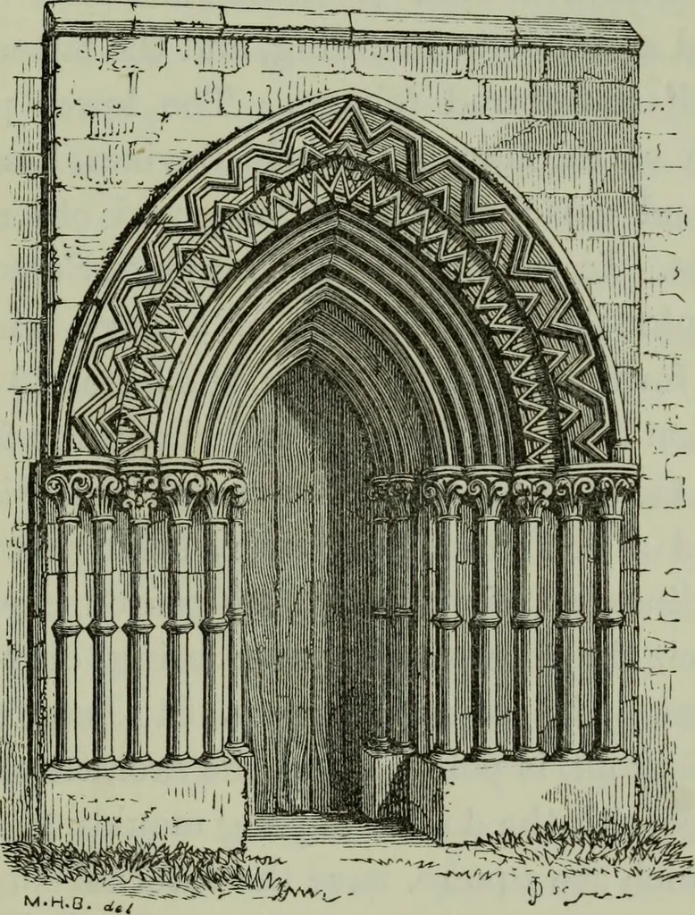 An illustration from The principles of Gothic ecclesiastical architecture : with an explanation of technical terms and a centenary of ancient terms ..., 1882, leaf 168