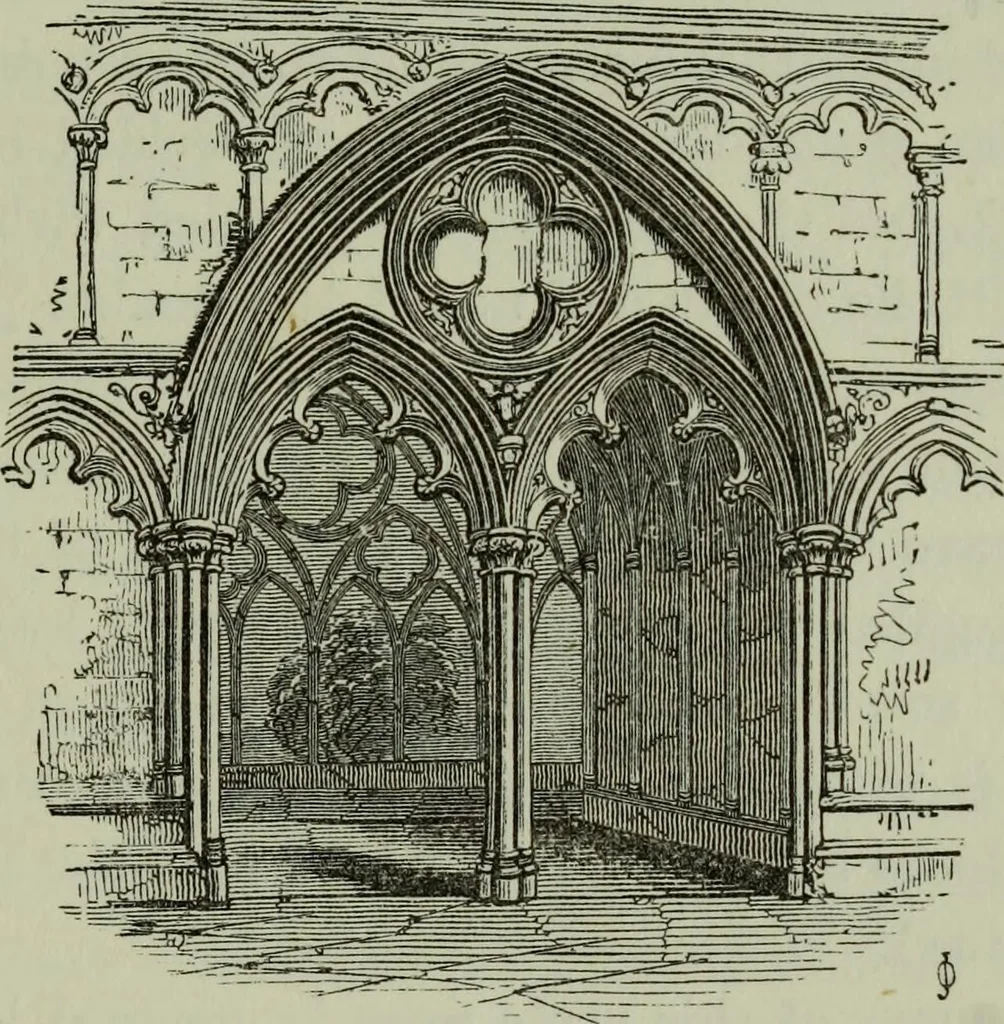 An illustration from The principles of Gothic ecclesiastical architecture : with an explanation of technical terms and a centenary of ancient terms ..., 1882, leaf 180