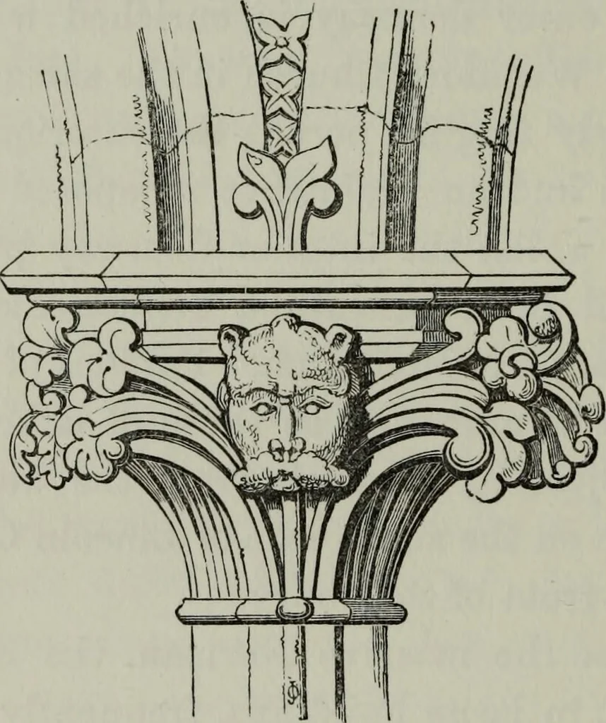 An illustration from The principles of Gothic ecclesiastical architecture : with an explanation of technical terms and a centenary of ancient terms ..., 1882, leaf 183