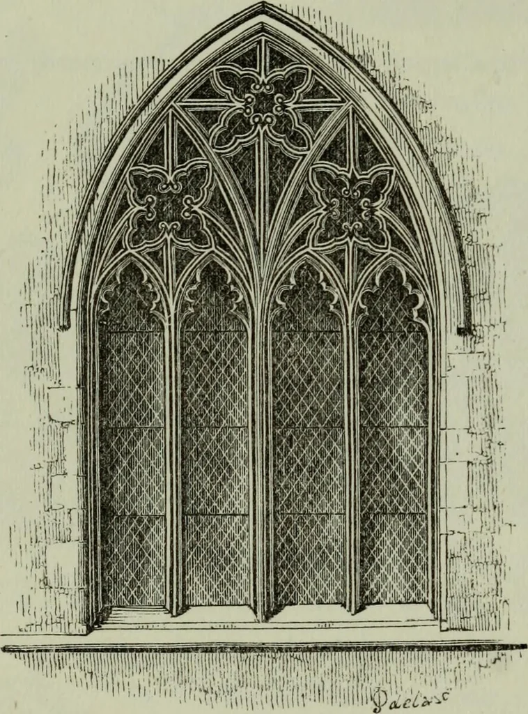 An illustration from The principles of Gothic ecclesiastical architecture : with an explanation of technical terms and a centenary of ancient terms ..., 1882, leaf 232