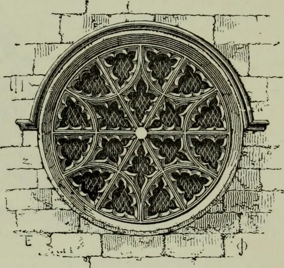 An illustration from The principles of Gothic ecclesiastical architecture : with an explanation of technical terms and a centenary of ancient terms ..., 1882, leaf 238