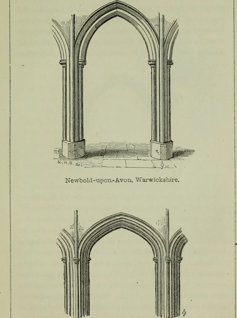 An illustration from The principles of Gothic ecclesiastical architecture : with an explanation of technical terms and a centenary of ancient terms ..., 1882, leaf 258