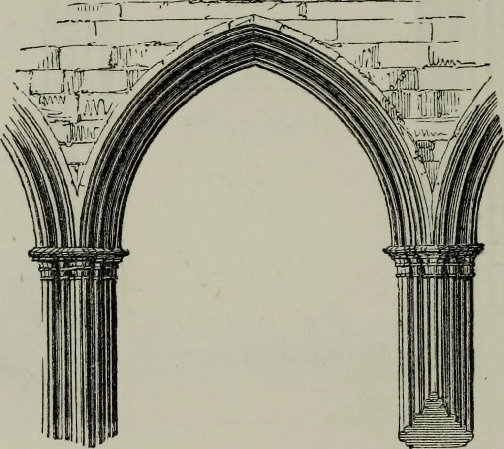 An illustration from The principles of Gothic ecclesiastical architecture : with an explanation of technical terms and a centenary of ancient terms ..., 1882, leaf 259