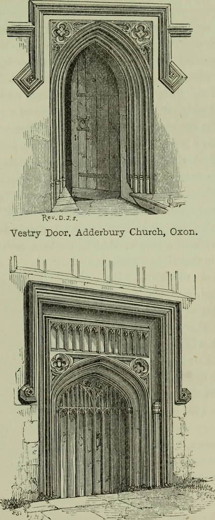 An illustration from The principles of Gothic ecclesiastical architecture : with an explanation of technical terms and a centenary of ancient terms ..., 1882, leaf 262