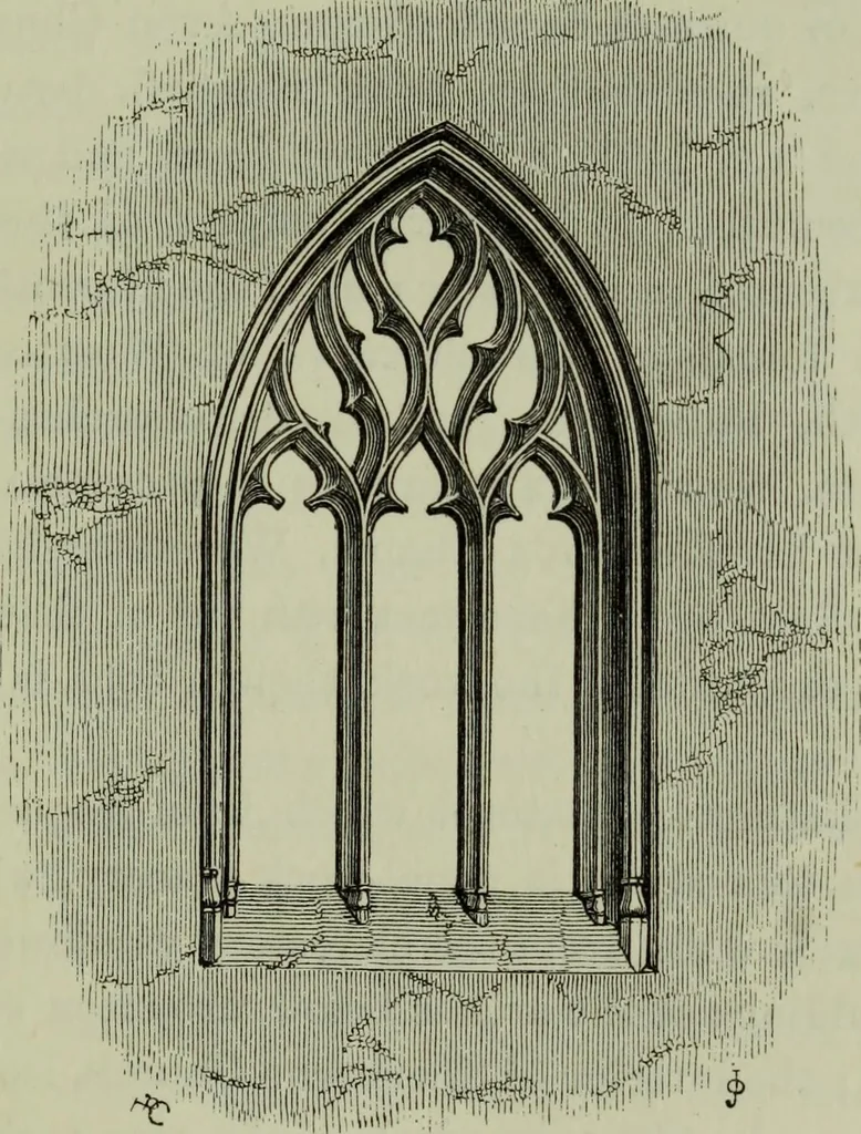 An illustration from The principles of Gothic ecclesiastical architecture : with an explanation of technical terms and a centenary of ancient terms ..., 1882, leaf 274