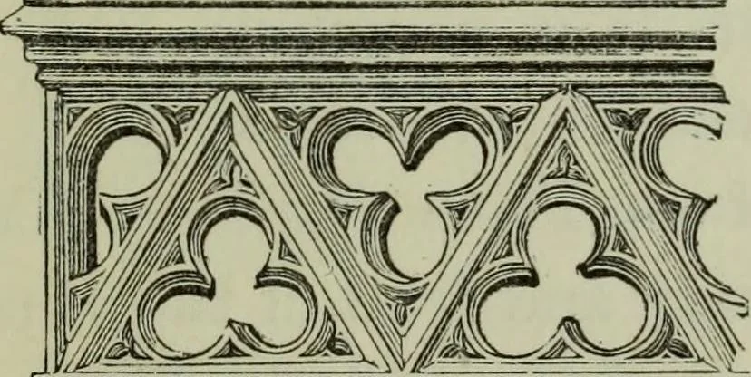 An illustration from The principles of Gothic ecclesiastical architecture : with an explanation of technical terms and a centenary of ancient terms ..., 1882, leaf 282