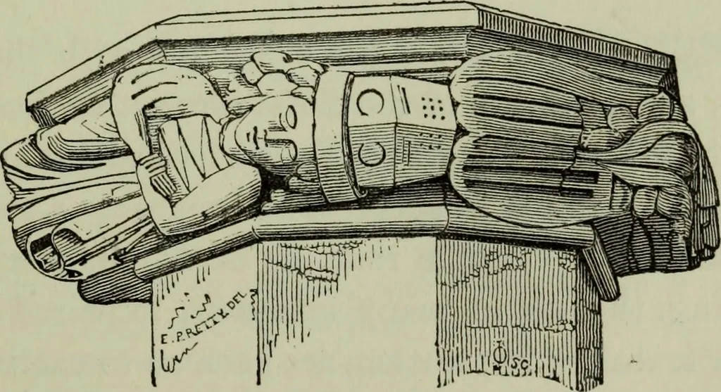 An illustration from The principles of Gothic ecclesiastical architecture : with an explanation of technical terms and a centenary of ancient terms ..., 1882, leaf 304