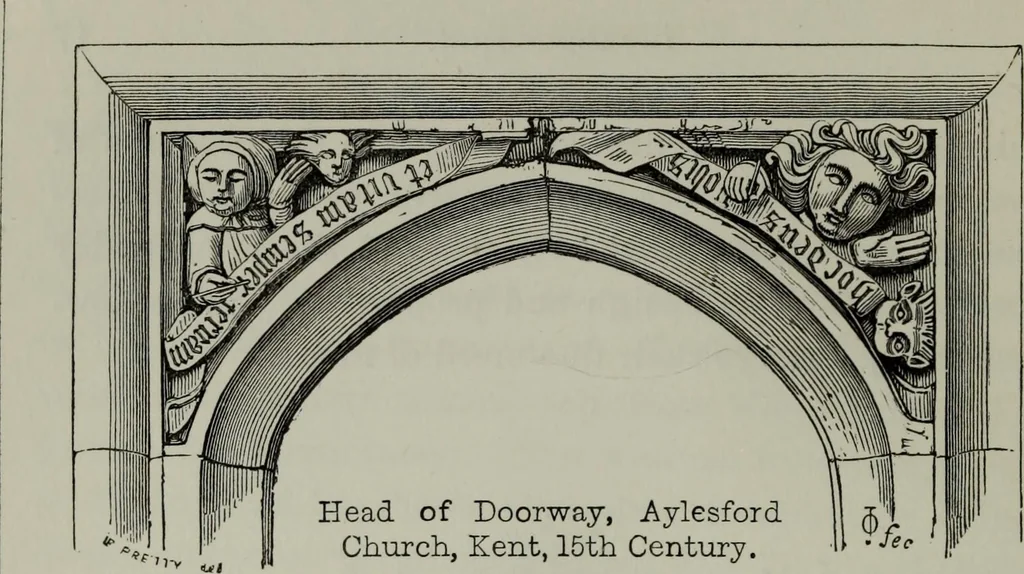 An illustration from The principles of Gothic ecclesiastical architecture : with an explanation of technical terms and a centenary of ancient terms ..., 1882, leaf 43