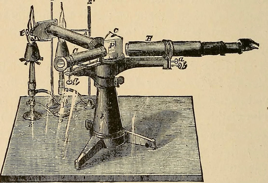 An illustration from The principles of light and color : including among other things the harmonic laws of the universe, the etherio-atomic philosophy of force, chromo chemistry, chromo therapeutics, and the general philosophy of the fine forces, together with numerous discoveries and practical applications. Illustrated by more than two hundred engravings and four colored plates, 1896, leaf 241