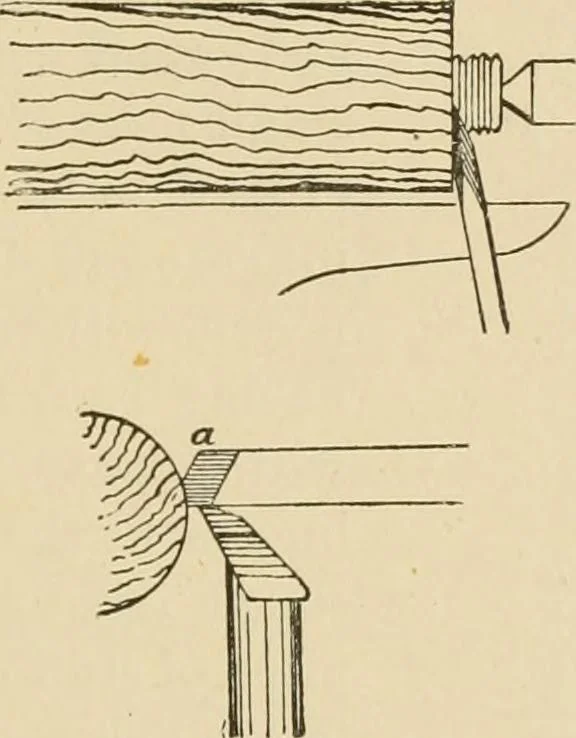 An illustration from The principles of pattern making, written specially for apprentices and students in technical schools, 1900, leaf 132