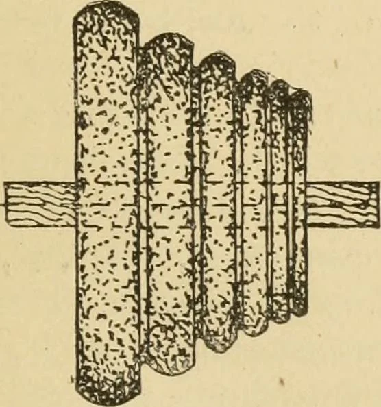 An illustration from The principles of pattern making, written specially for apprentices and students in technical schools, 1900, leaf 24
