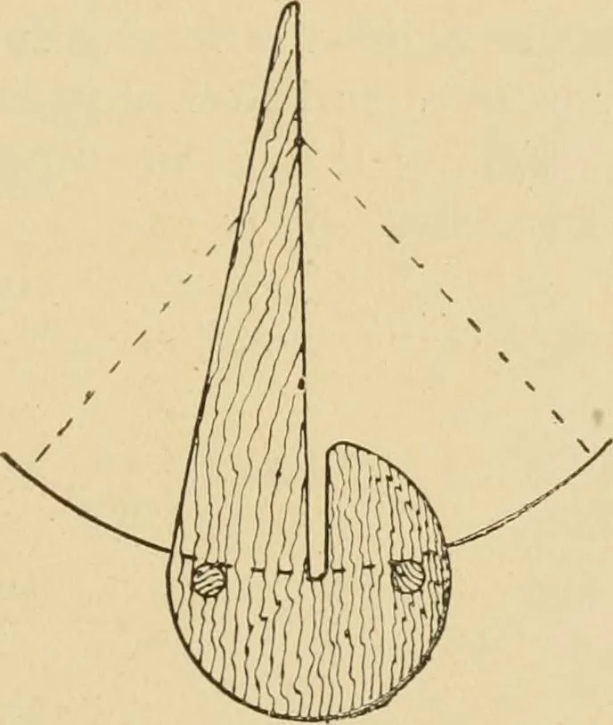 An illustration from The principles of pattern making, written specially for apprentices and students in technical schools, 1900, leaf 30