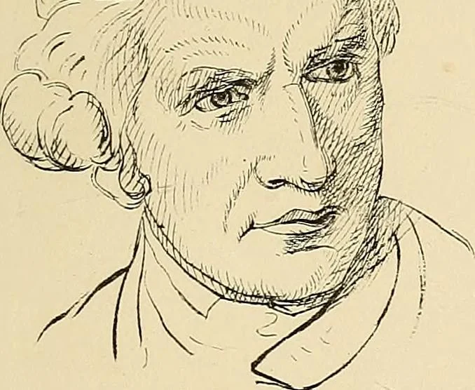 An illustration from The principles of phrenology, 1838, leaf 240