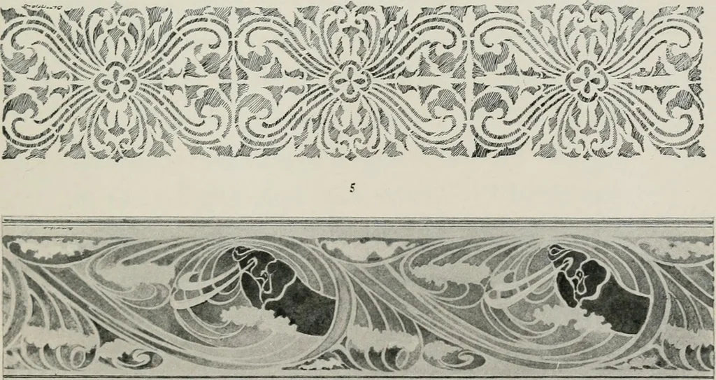An illustration from Principles and practice of show-card writing, prepared in the Extension divison of the University of Wisconsin, 1922, leaf 68