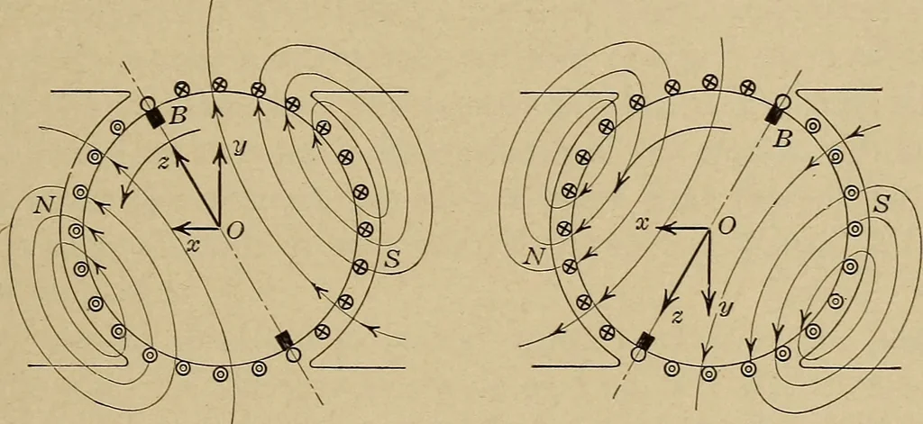 An illustration from Principles and practice of electrical engineering, 1914, leaf 108