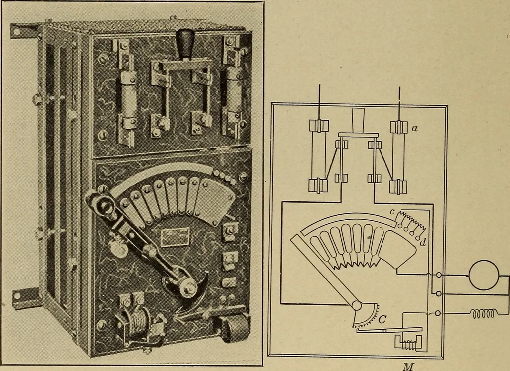 An illustration from Principles and practice of electrical engineering, 1914, leaf 147