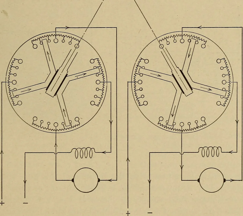 An illustration from Principles and practice of electrical engineering, 1914, leaf 148