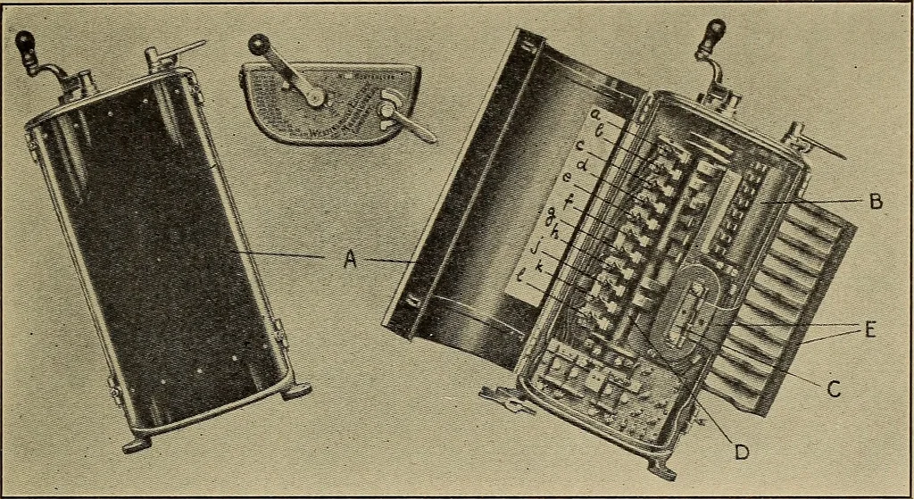 An illustration from Principles and practice of electrical engineering, 1914, leaf 152