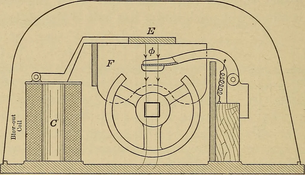 An illustration from Principles and practice of electrical engineering, 1914, leaf 153