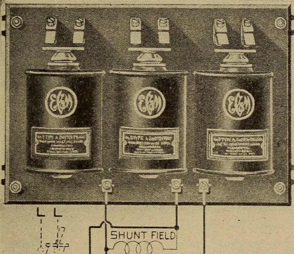An illustration from Principles and practice of electrical engineering, 1914, leaf 162
