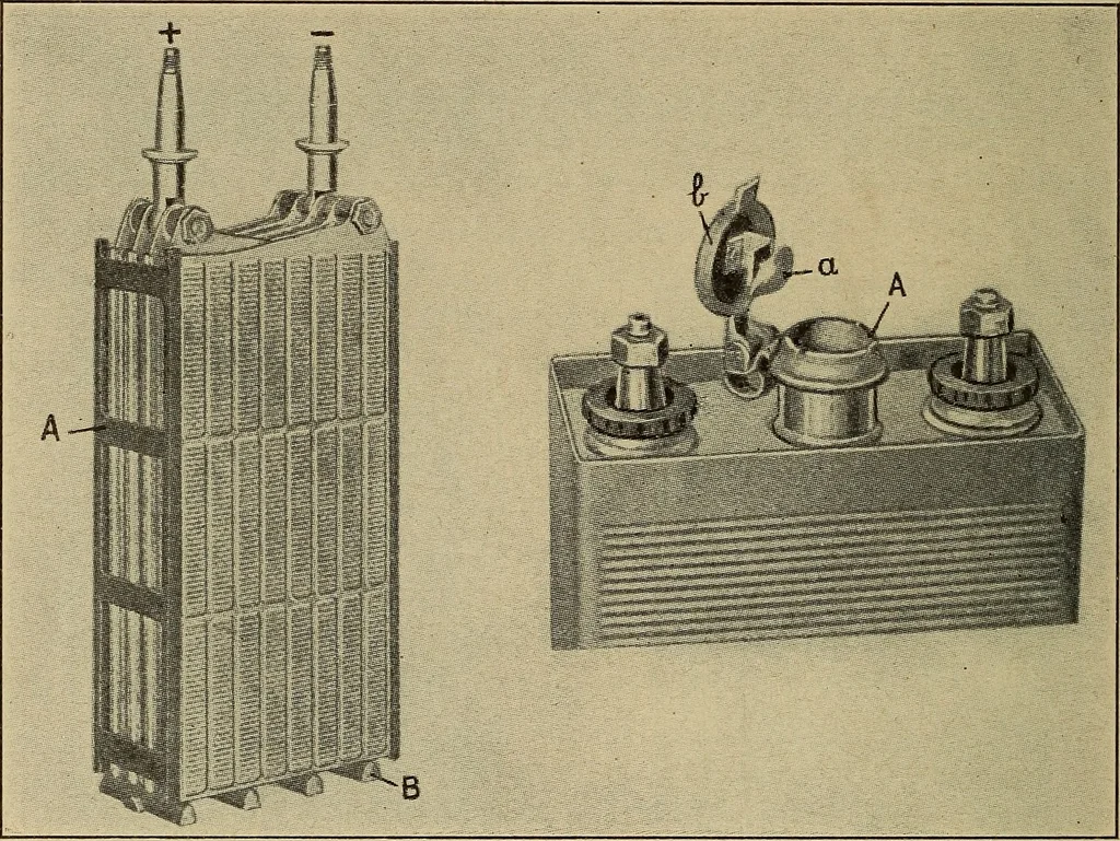 An illustration from Principles and practice of electrical engineering, 1914, leaf 185
