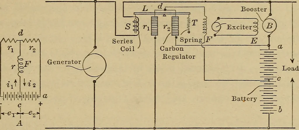 An illustration from Principles and practice of electrical engineering, 1914, leaf 202