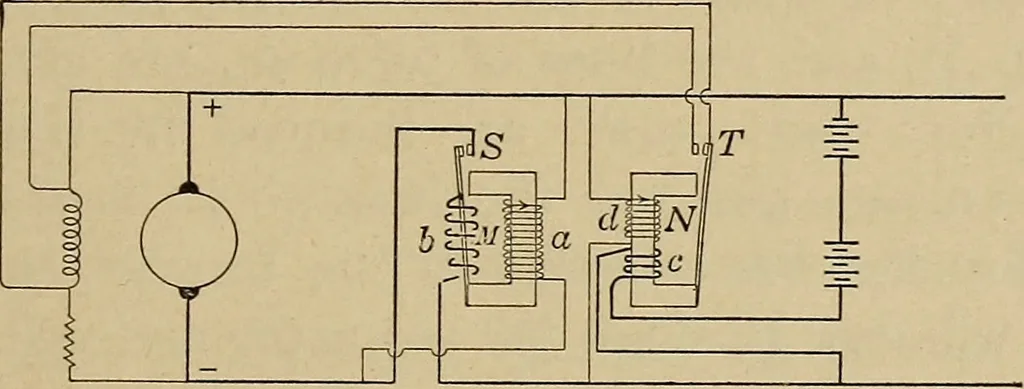 An illustration from Principles and practice of electrical engineering, 1914, leaf 212