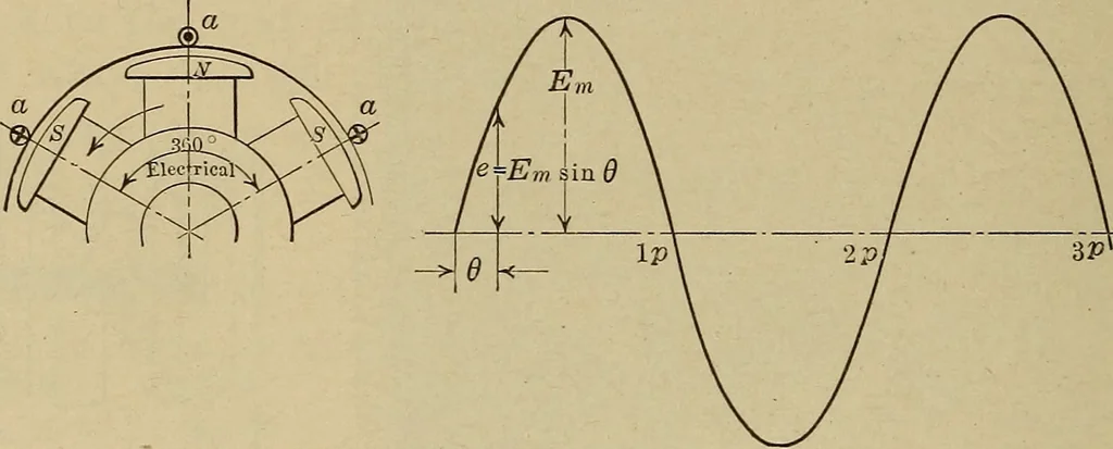 An illustration from Principles and practice of electrical engineering, 1914, leaf 225
